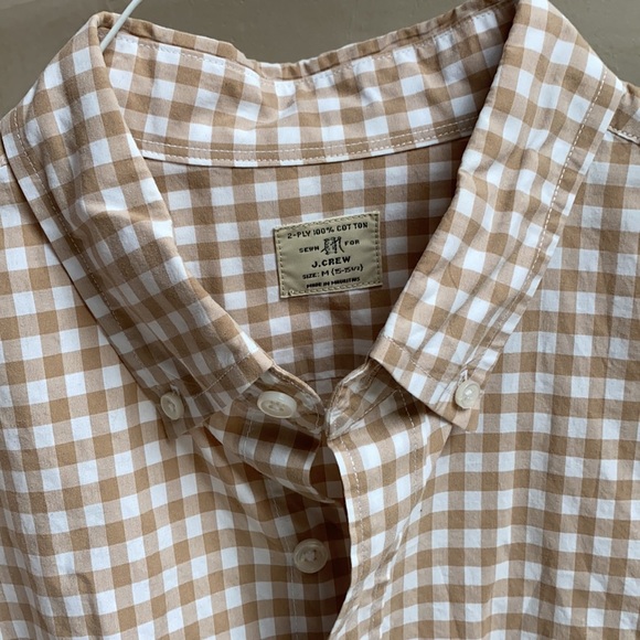 J.Crew lightweight gingham button down - Picture 3 of 8
